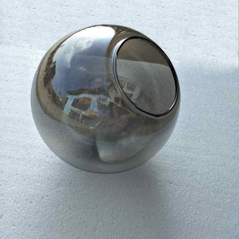 KCO Lighting Replacement Glass Globe Shade,Modern Smoke Gray Lampshade Glass Accessories for Pendant Wall Sconces (Smoke Gray) - Image 3